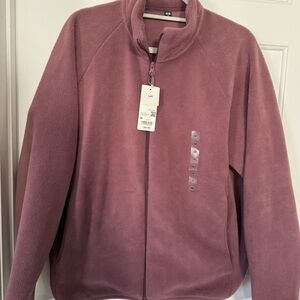 Uniqlo Women's Men’s Unisex Dusty rose/ Mauve Sz M